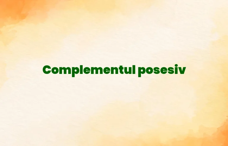 complement posesiv