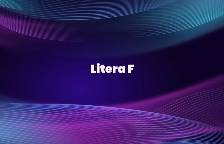 litera f