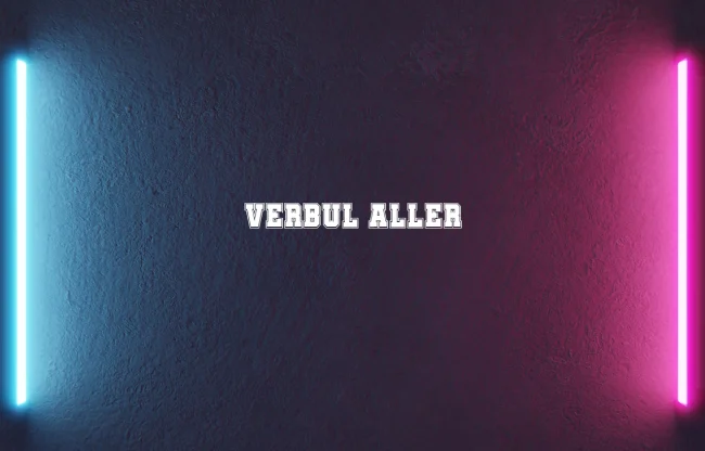 verbul aller