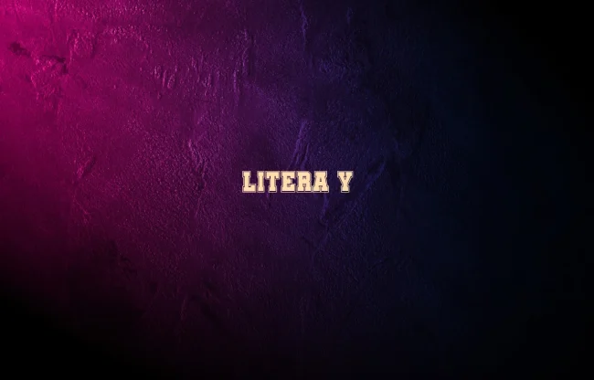 litera y