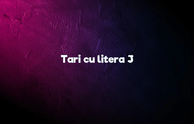 tari cu litera j