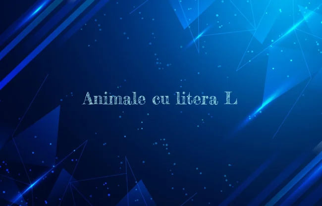 animale cu litera l