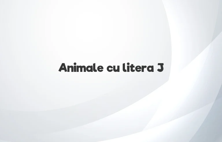 animale cu litera j