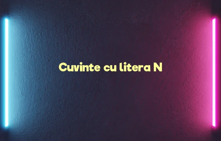 cuvinte cu litera n