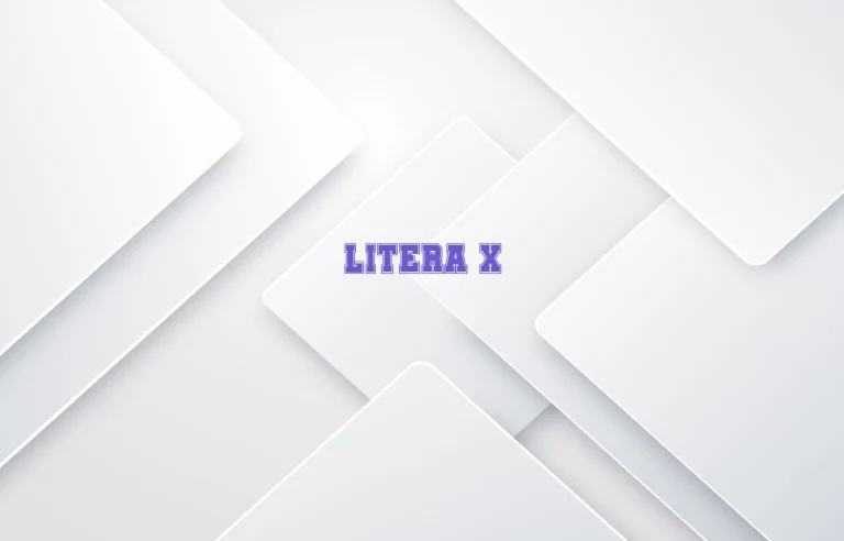 litera x