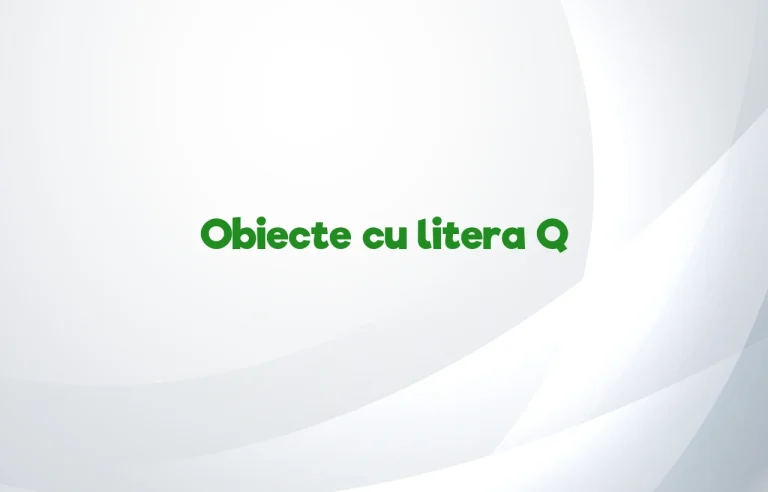 obiecte cu litera q