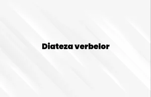diateza verbelor