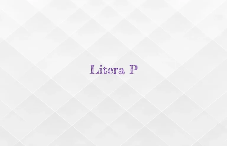 litera p