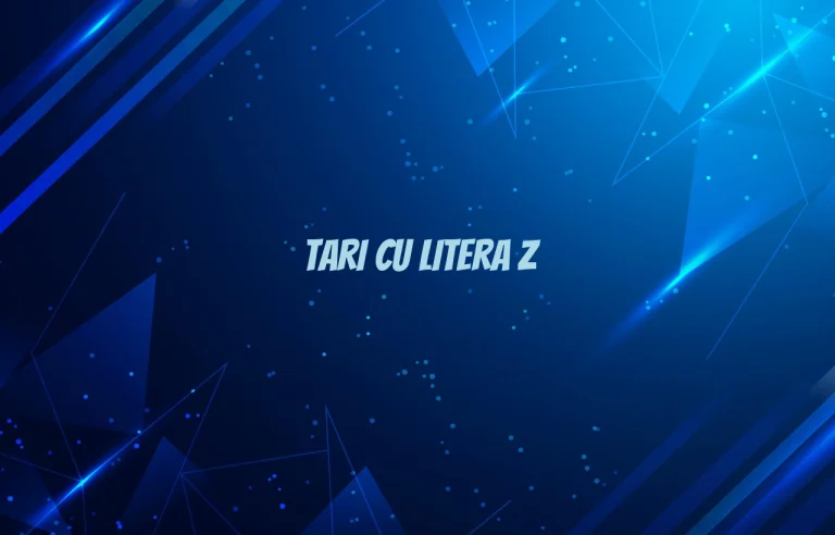 tari cu litera z