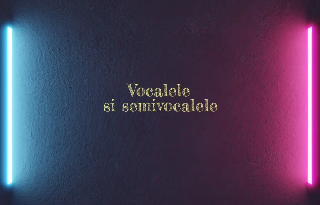 vocalele si semivocalele