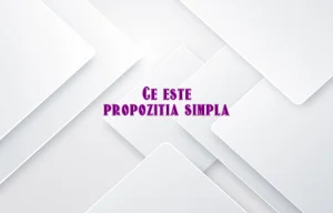 ce este propozitia simpla