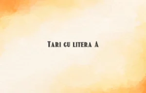 tari cu litera a