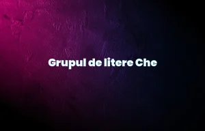 grupul de litere che