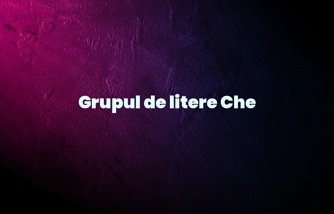 grupul de litere che