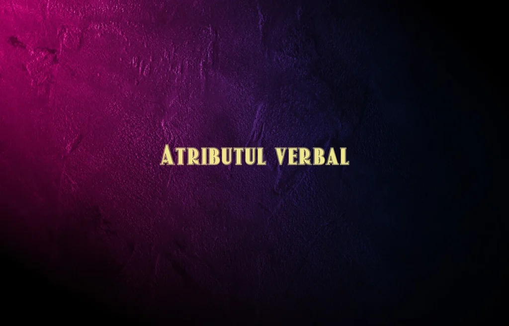 atribut verbal