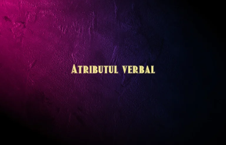atribut verbal