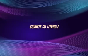 cuvinte cu litera l