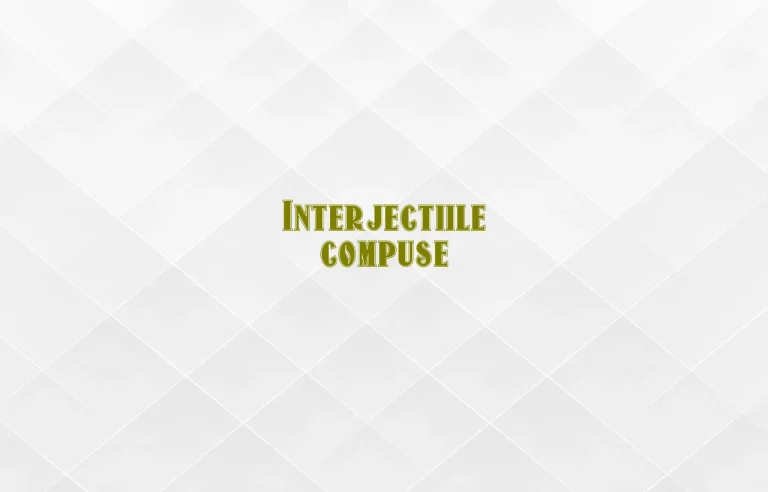 interjectii compuse